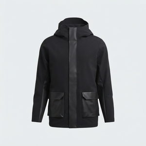 OEM Service High Quality Lightweight Quick Dry <b>Men</b> Windbreaker <b>Jacket</b> New Arrival Solid Colors Custom Logo Breathable - Product Image 4