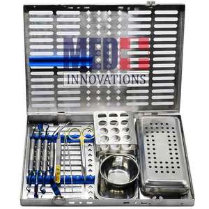 Kit de cirugía de implante dental integral Instrumentos de acero inoxidable PRF GRF System Set Manual Power Dental Med Innovation - Product Image 5