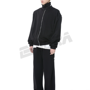 Survêtement en tricot jacquard à jambe large surdimensionné pour les jours de détente Look audacieux Confort confortable et Street Ready Déclaration Vibes - Product Image 2