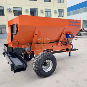 Esparcidor de Estiércol <span class=keywords><strong>para</strong></span> Huertos y Viñedos de Alta Productividad, Remolcable por Tractor, Aplicador de Fertilizantes con Caja de Cambios Motorizada - Product Image 1