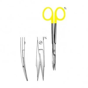 Tijeras Dentales Quirúrgicas de Acero Inoxidable, Afiladas, con Certificación CE, Tijeras TC para Cortar Coronas, Rectas y Curvas, Manuales, Ligeras - Product Image 3