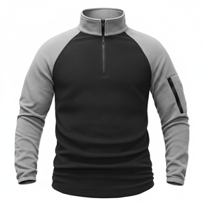 Chaqueta de Forro Polar con Cuello Alto, Cortavientos, para Exteriores, Ligera, Cálida, con Logotipo Personalizado, para Senderismo, Camping, Chaqueta de Invierno al por Mayor - Product Image 1