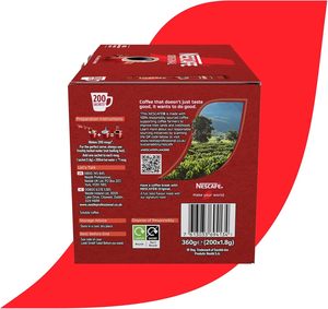 Para NESCAFE Café Instantáneo Original 300g Paquete de 6 Granos Arábica Tostados Sabor Suave con Cafeína Sabor Audaz Aroma Rico en Caja - Product Image 2