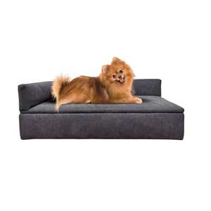 Divano Letto Grigio Well Home con Contenitore, Tessuto Speciale e Base Imbottita per Animali Domestici - Product Image 6