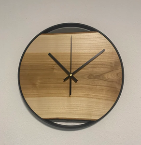Horloge murale en bois faite à la main écologique artisanat le plus vendu artisanat en métal cadre rond artisanat horloge murale en bois artisanat suspendu - Product Image 4