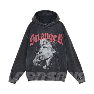 เสื้อผ้าแนวสตรีทผ้า100% มีฮู้ดผ้าฟลีซนุ่มสำหรับผู้ชายผ้าวินเทจแบบลำลองพิมพ์ลายกรดสำหรับฤดูหนาว - Product Image 1