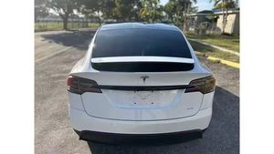 2024 Tesla โมเดล X ลายสก๊อตยานยนต์ไฟฟ้ามือสอง, เบาะหนังแท้แบบพาโนรามา sunroof ซ้าย