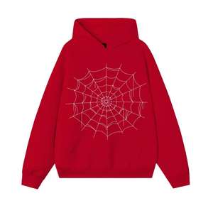 2025 100% algodón PULLOVER Sudadera con capucha de talla grande 240gsm French Terry Knit sólido otoño estampado personalizado parche de satén bordado - Product Image 4