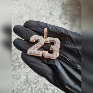 Haute qualité femmes 10K or massif classique laboratoire cultivé diamant pendentif CP002 10K L VVS2 brillant coupe bijoux OEM usine exportation - Product Image 5