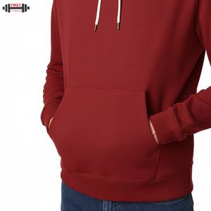Sudaderas con capucha de invierno con forro transpirable para hombre, Jersey de punto informal con logotipo personalizado, sudaderas con capucha coreanas de algodón, diseño de la mejor calidad al por mayor - Product Image 3