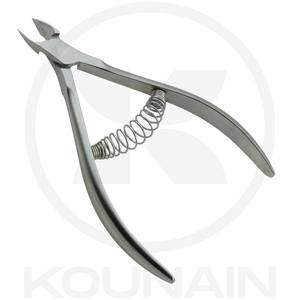 KOUNAIN Pince à cuticules professionnelle en acier inoxydable de forme plate, outil tranchant pour enlever la peau morte manucure pédicure - Product Image 2