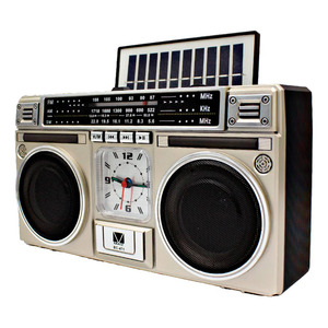 Radio <b>Retro</b> Porttil Vintage Am Fm Panel Solar Reloj - Color Surtido - Product Image 6
