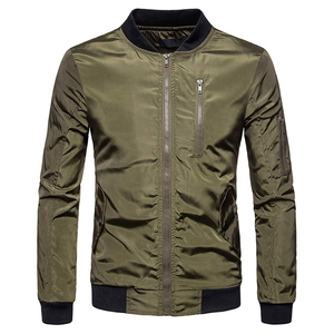 Chaqueta cortavientos de invierno de diseño personalizado para hombre, abrigo informal transpirable con cuello levantado, estilo callejero, secado rápido, precio bajo - Product Image 1