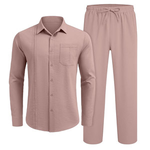 ชุดเสื้อเชิ้ตของผู้ชายชุดเสื้อของผู้ชายจากวัสดุโพลีเอสเตอร์100% - Product Image 1