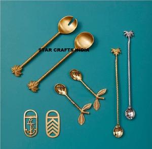 Ensemble de couverts en acier inoxydable poli miroir de luxe 4 pièces de haute qualité, vaisselle de mariage or argent, va au lave-vaisselle pour les enfants - Product Image 6