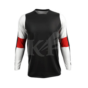 Lightweight Unisex Full Sleeve <b>T</b>-<b>shirt</b> % Polyester Breathable Motocross Custom Brand Sublimation Transfer Print 100g Fabric - Product Image 6