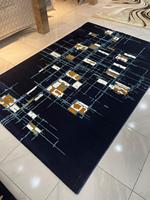 Tapis Goldenmoon personnalisables en polypropylène abstrait WILTON, fabriqués à la machine, ensemble de tapis rembourrés de haute qualité, fabriqués en Turquie