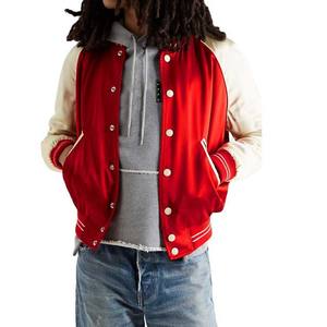 Chaqueta Universitaria Personalizada OEM, Chaqueta Deportiva de Béisbol para Hombre, Bordada, Transpirable, Antibacteriana, Gruesa para Invierno - Product Image 3