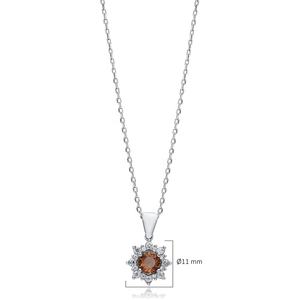 11 mm rond Design Sultanite pierre collier 925 grappe argent turc fait à la main en gros bijoux bijoux fins - Product Image 2