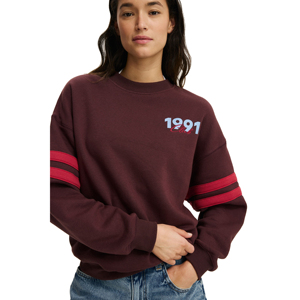 Sweat à capuche oversize décontracté pour femme, 100 % coton, avec logo sérigraphié sur le devant – Écologique et épais - Product Image 3