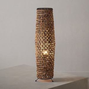 Lampe de sol en jacinthe d'eau unique et luxueuse, lampes en osier faites à la main les plus vendues pour la décoration du salon - Product Image 3