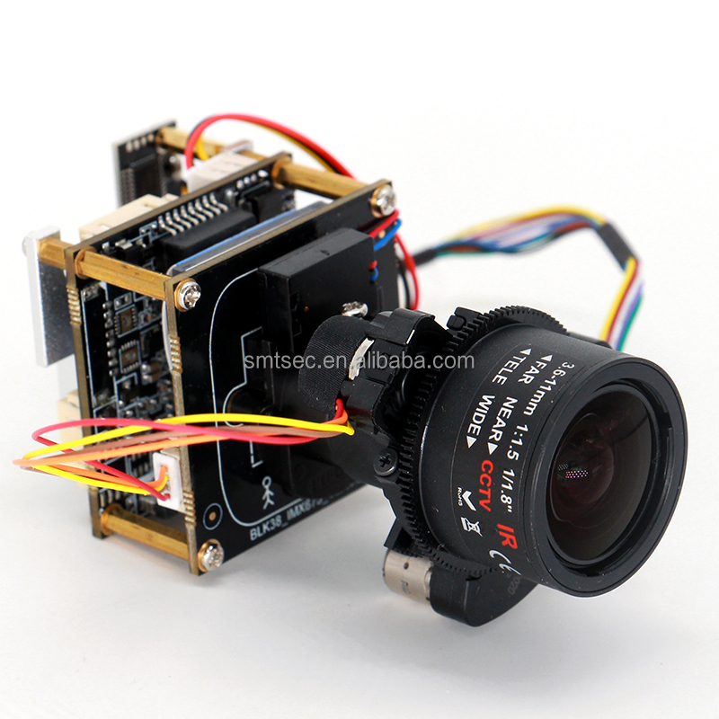 2MP 60fps IP Camera Module with 3.6-11mm Motorized Zoom Lens