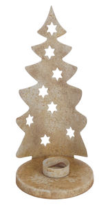 (Corte de grabado) Decoración del hogar al aire libre e Interior Portavelas hecho a mano Galvani Zed para Interior Holiday Home Christmas Decor - Product Image 2