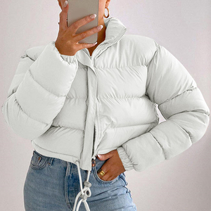2024 Custom Logo Premium Quality Windbreaker Blank Plain <b>Cropped</b> <b>Puffer</b> <b>Jacket</b> for Women Multicolor Custom Women <b>Puffer</b> <b>Jackets</b> - Product Image 1