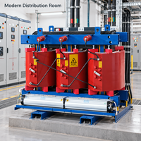 Transformateur sec triphasé en résine moulée série SCB, non inflammable, unité de distribution d'énergie 10KV à 400V