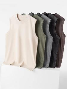 Camiseta sin mangas de compresión de varios colores, camiseta atlética sin mangas con músculos, logotipo personalizado, chaleco de entrenamiento para gimnasio, ropa deportiva, proveedor mayorista - Product Image 3