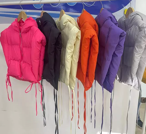 Chaleco Acolchado de Lona para Hombre, Diseño Único de Alta Calidad, Invierno, Cuello Alto, Sin Mangas, Corto, Estilo Burbuja, Chaqueta Moderna - Product Image 5