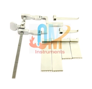 VENTE FLASH OldMed GERMAN McCulloch Micro Discectomy Lumbar Retractor 7 pièces Ensemble argenté Haute qualité Approuvé CE ISO Réutilisable - Product Image 2