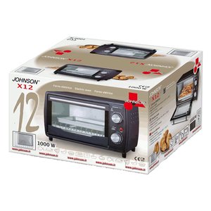 Horno Eléctrico de Sobremesa Johnson de 1000W (12 Litros) SERIE X X12 en Varios Colores - Product Image 2