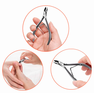 Coupe-ongles en acier inoxydable sur mesure, poignée antidérapante, outils de manucure et de pédicure pour les doigts - Product Image 5