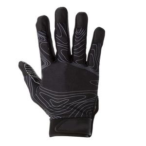 Venta al por mayor de guantes de fútbol americano para adultos jóvenes niños de cuero ligero de rendimiento mejorado receptor transpirable empuñadura de mano - Product Image 6