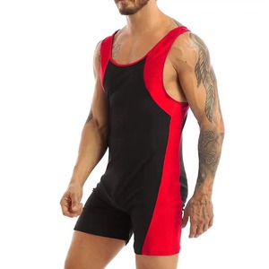High Quality Custom Design Digital Print Men's Wrestling Uniform From Pakistan Breathable Stretch BJJ Martial Arts Wear - Product Image 2