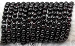 Hot Trending Reddish Brown Garnet 8mm Round <b>Beads</b> Natural Healing <b>Crystals</b> for Meditation Jewelry Making - Product Image 2