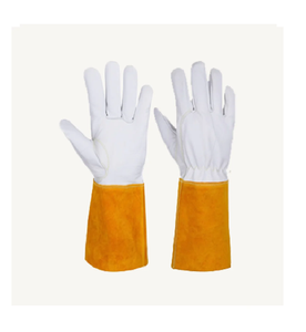 TIG ถุงมือเชื่อม cowhide น้ำหนักเบามีความยืดหยุ่นทนความร้อน - Product Image 1