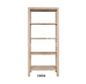 Estantería rectangular alta de metal negro y vidrio para el hogar, oficina, sala de estar y sala de estudio - Product Image 5