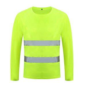 OEM Service Quick Dry O-Neck Mens HI <b>VIS</b> <b>Shirt</b> Custom Printed Lightweight Polyester Activewear <b>T</b> <b>Shirt</b> - Product Image 4