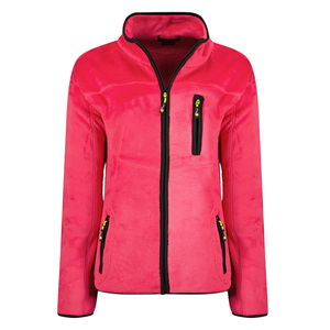 Chaqueta de lana Polar con cremallera especial de invierno Premium para mujer, chaqueta de poliéster de secado rápido cálida personalizada para mujer con logotipo personalizado - Product Image 6