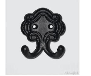 Cintre mural en métal design ananas en laiton Ak avec crochets décoratifs muraux finis dorés - Product Image 2