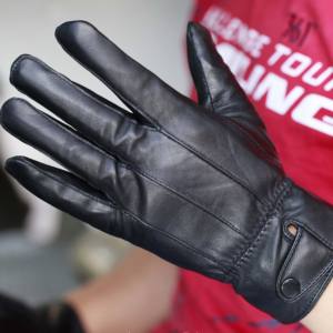 Wolson Industry Gants en cuir de mouton super doux Les plus populaires Noir Mode unisexe pour hommes et femmes pour scènes d'extérieur - Product Image 6