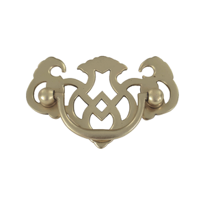 Poignée de tirage décorative en laiton antique pour la restauration d'armoires à tiroirs Quincaillerie de meubles de style vintage Poignée de poitrine à l'aspect classique - Product Image 3