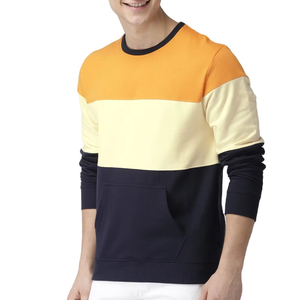 เสื้อสเวตเชิ้ตผ้าฝ้ายฟลีซสำหรับผู้ชาย ฤดูหนาว ระบายอากาศ แห้งเร็ว เป็นมิตรกับสิ่งแวดล้อม ปักโลโก้ รับผลิตตามแบบ (OEM) ขายส่ง - Product Image 2