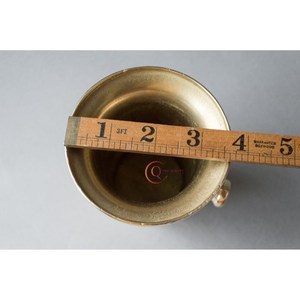 ครกและสากหม้อบดเครื่องเทศทำจากทองเหลืองชุบทองสำหรับใช้ในครัวบ้าน - Product Image 5