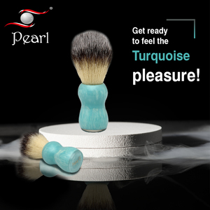 แปรงโกนขนสังเคราะห์ที่มีด้ามจับทำจากเรซินขนแปรงอ่อนนุ่มเพื่อการโกนขนที่น่าจดจำอย่างหรูหราบนผิว - Product Image 1