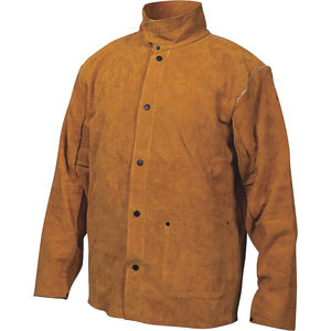 Chaqueta de Soldadura de Cuero Resistente al Fuego, Chaqueta de Seguridad de Alta Resistencia - Product Image 1