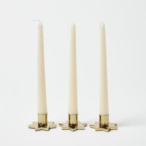 Bougeoir en métal doré en forme d'étoile 2025, design martelé fait à la main, centre de table pour la maison, Noël, mariage - Product Image 4