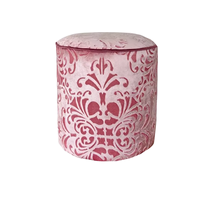 Qiong Jin Oriental Style français et chinois tabouret bas en bois massif sac souple assis jetée pour salon poufs à langer
